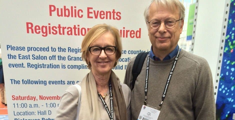 Porträtt av Gunilla Steinwall och Lars Olson.