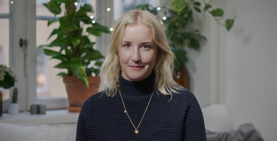 Porträtt av Edith Lundin.