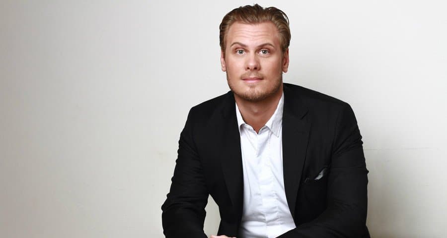 Porträtt av Alexander Viktorin.