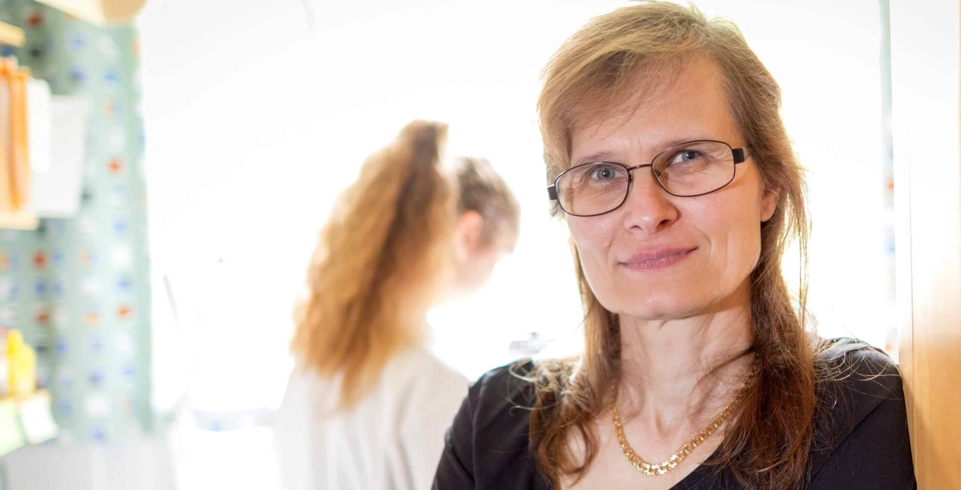 Porträtt av Marcela Pekna.