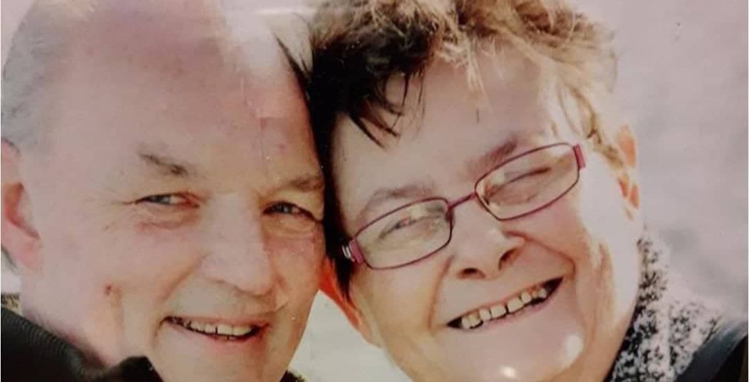 Porträtt av Ewa Larsson och hennes man Reine.