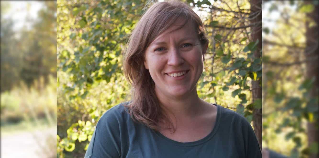 Porträtt av kvinna.