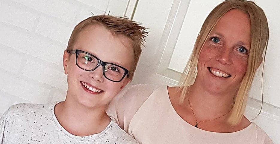 Porträtt av Casper Meijer och hans mamma Cicci.