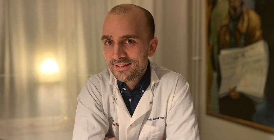 Porträtt av Harald Lund.