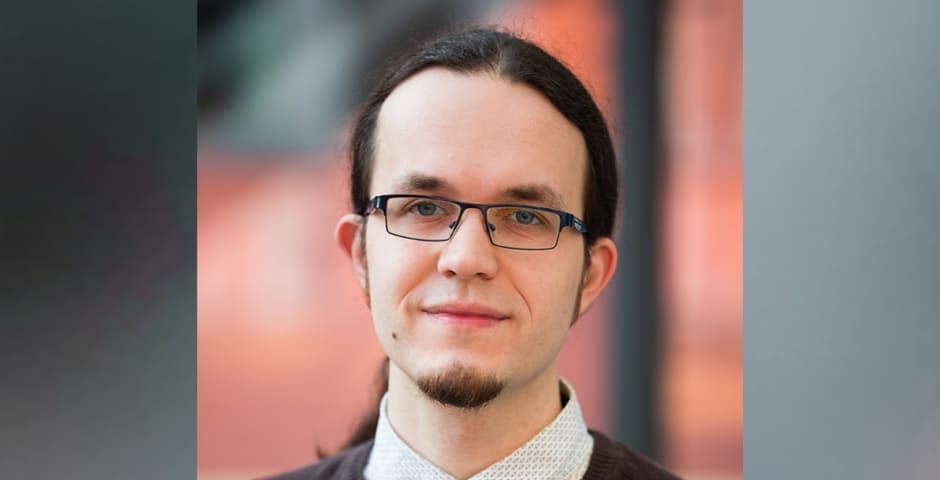 Porträtt av Jan Hoeber, Hjärnfondens stipenidat.