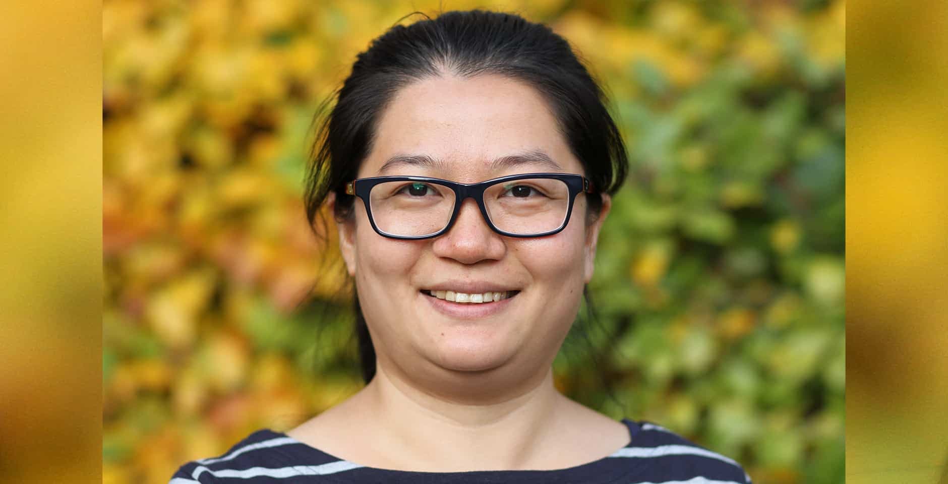 Porträtt av Jie Su, en av Hjärnfondens stipendiater.