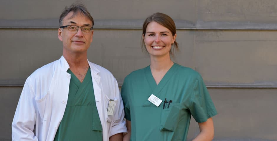 Porträtt av Niklas Marklund och Anna Gard.