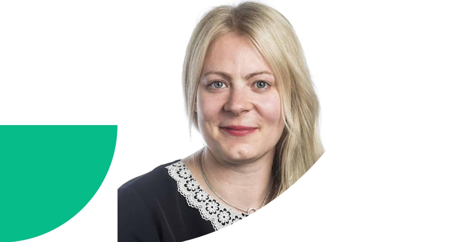 Porträtt av Malin Silverå Ejneby, Hjärnfondens stipendiat.