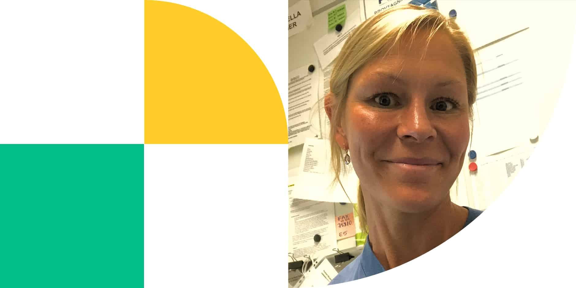 Porträtt av Linn Hallqvist, forskare vid Karolinska Institutet.