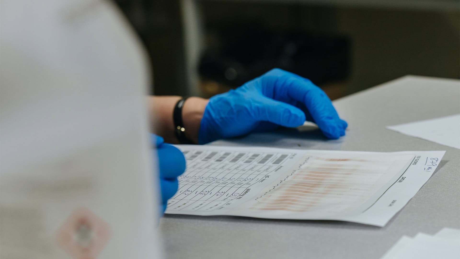 Provsvar från ALS-patienter.