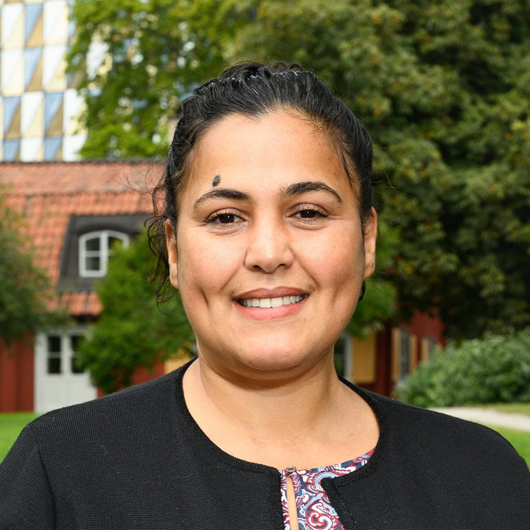 Porträtt av Saida Hadjab.