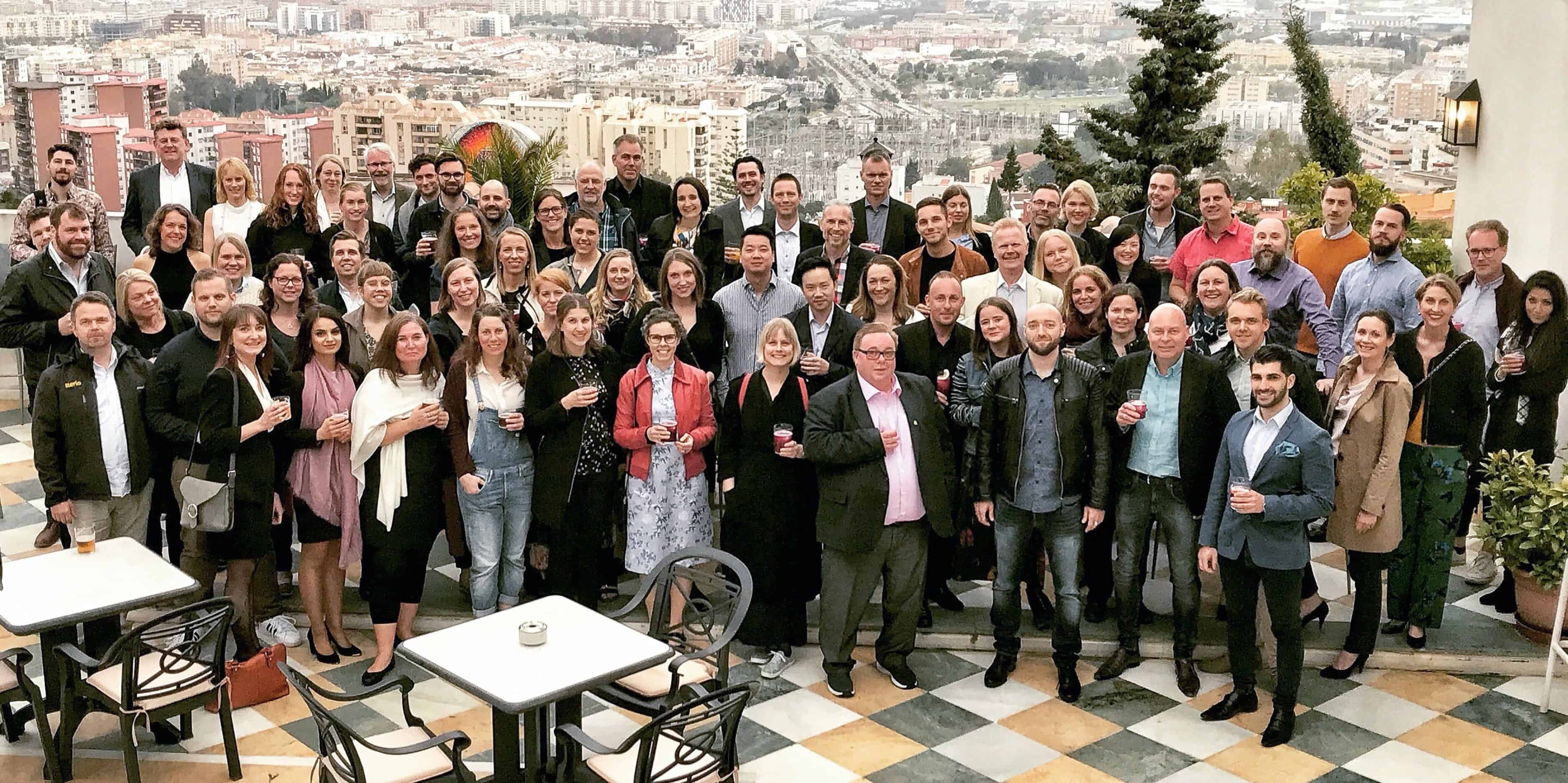 Grubbild på anställda i Iterio.